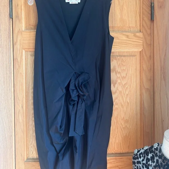 marni asymmetric dress Viscose Asymmetrical Neck Tie Dress by Marni main image 1